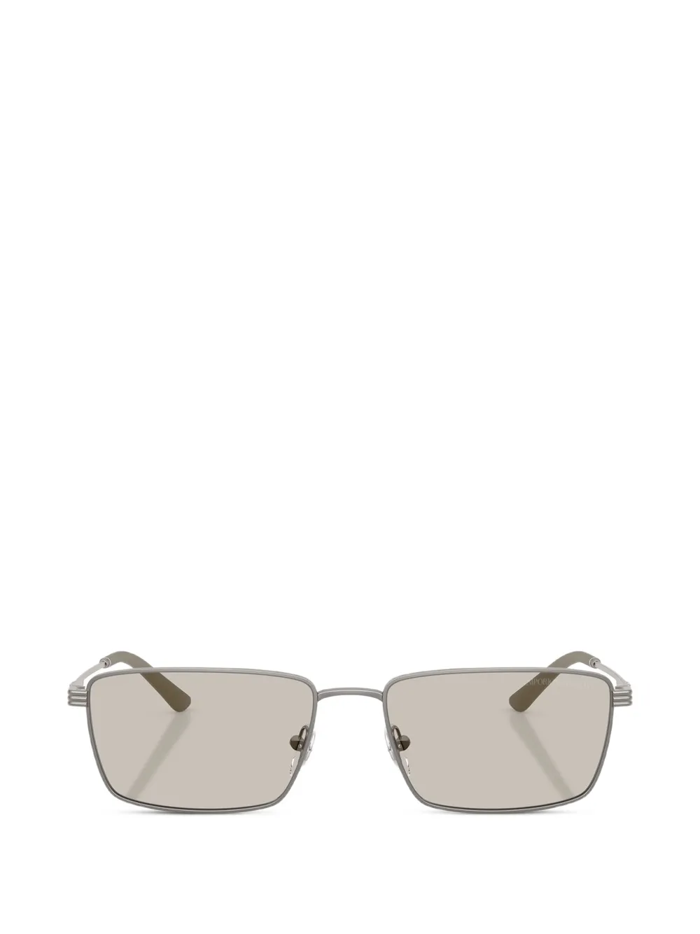 Emporio Armani rectangle sunglasses - Argento