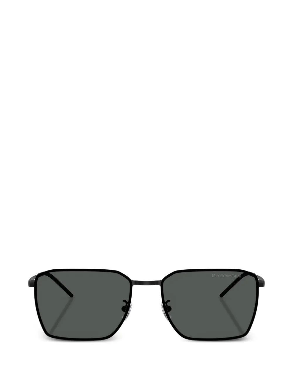 Emporio Armani matte square-frame sunglasses · 60