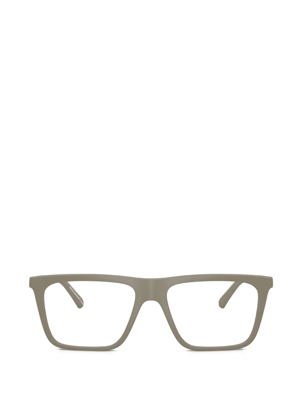 Emporio Armani matte rectangle sunglasses - Toni neutri