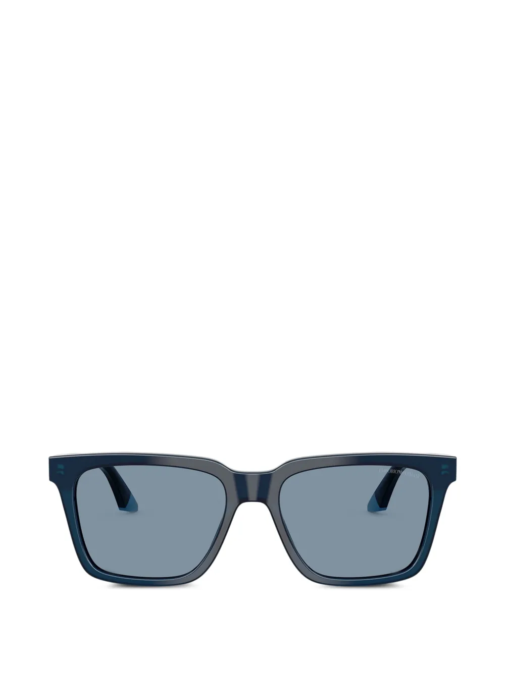 Emporio Armani square frame sunglasses - Blu