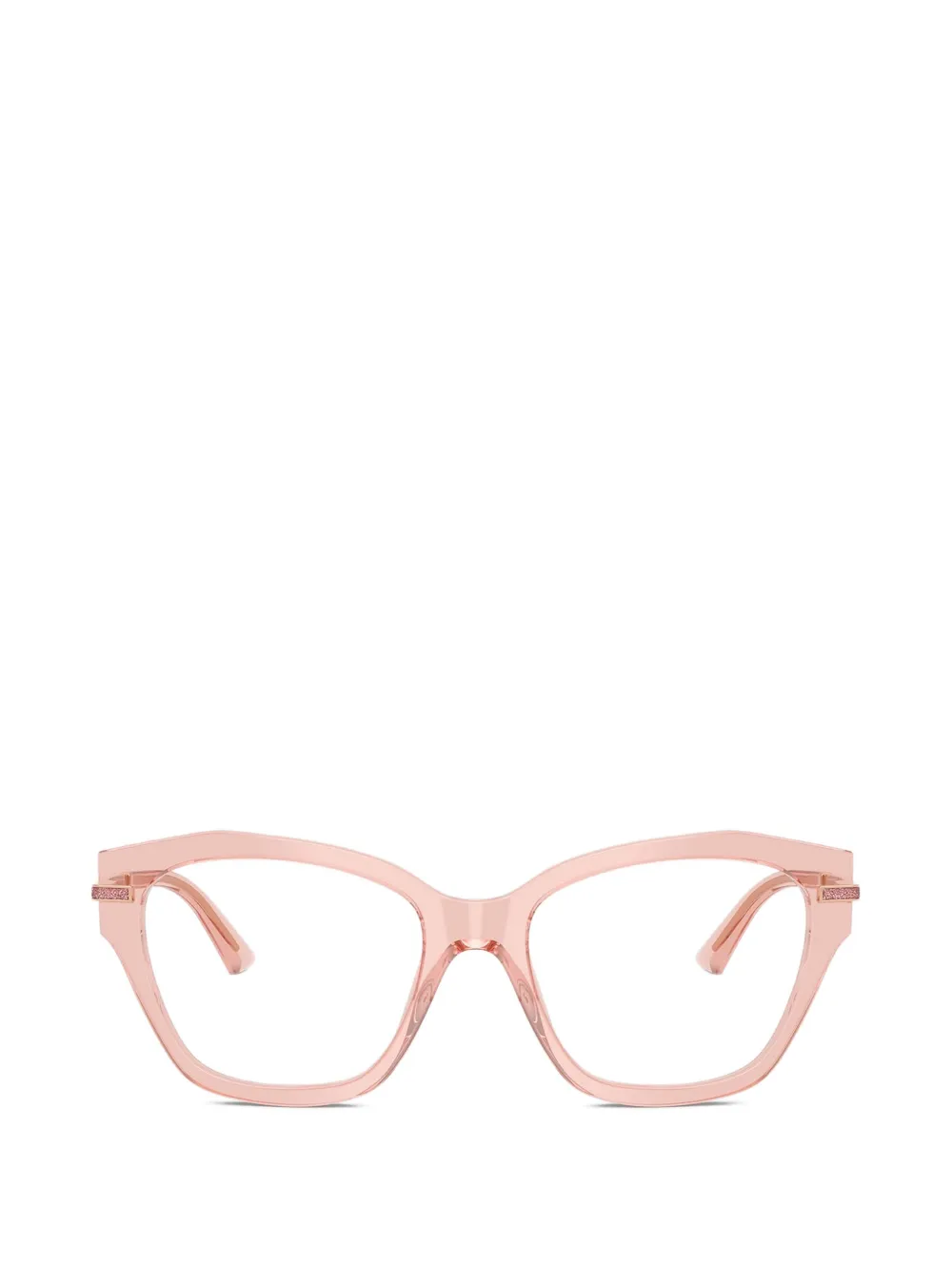 Jimmy Choo geometric metal glasses - Rosa