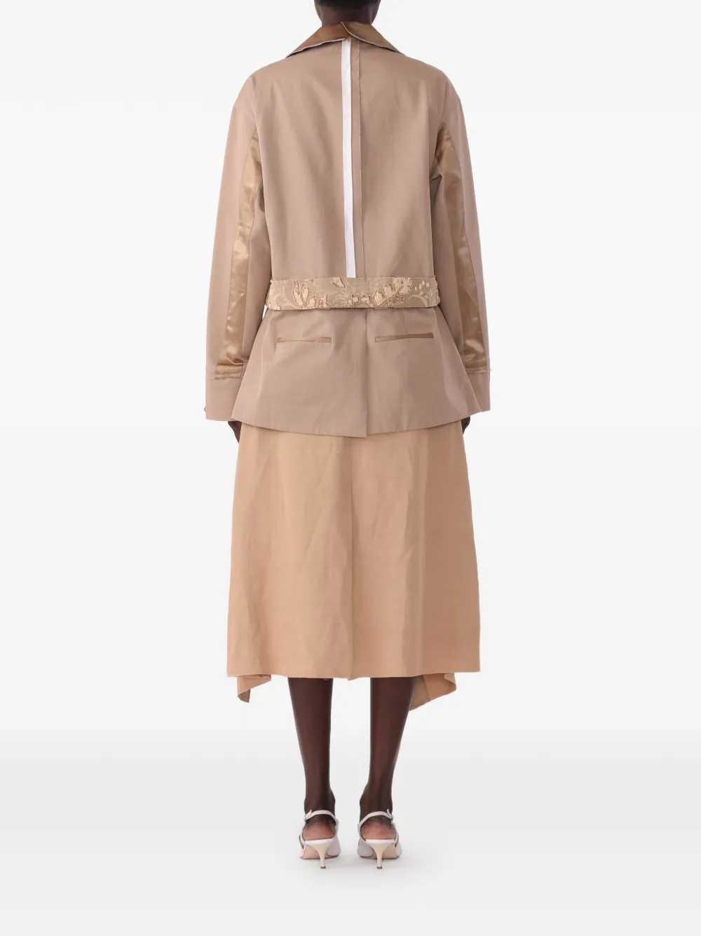Jason Wu Collection x Robert Rauschenberg boxy twill cropped jack Bruin