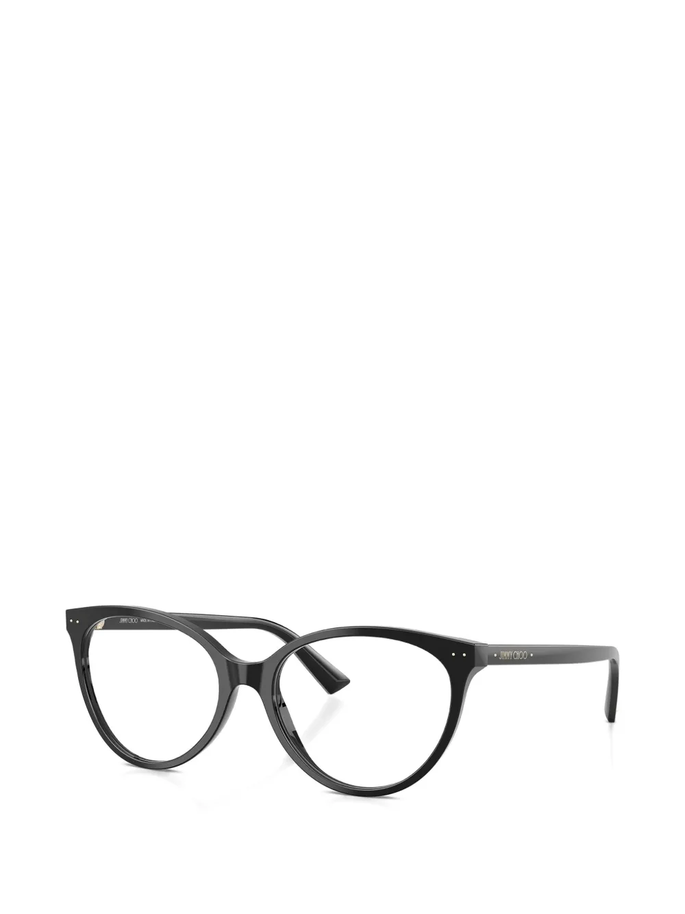 Jimmy Choo Eyewear Bril met rond montuur Zwart