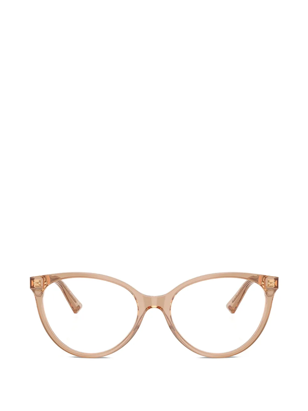 Jimmy Choo round frame glasses - Nude