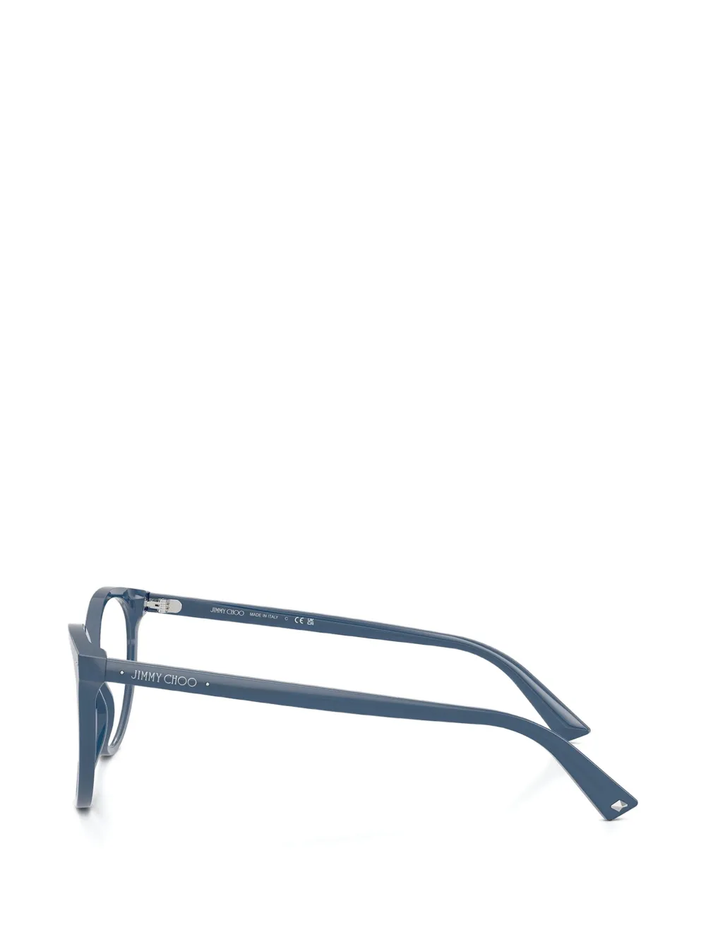 Jimmy Choo Eyewear Bril met ovaal montuur Blauw