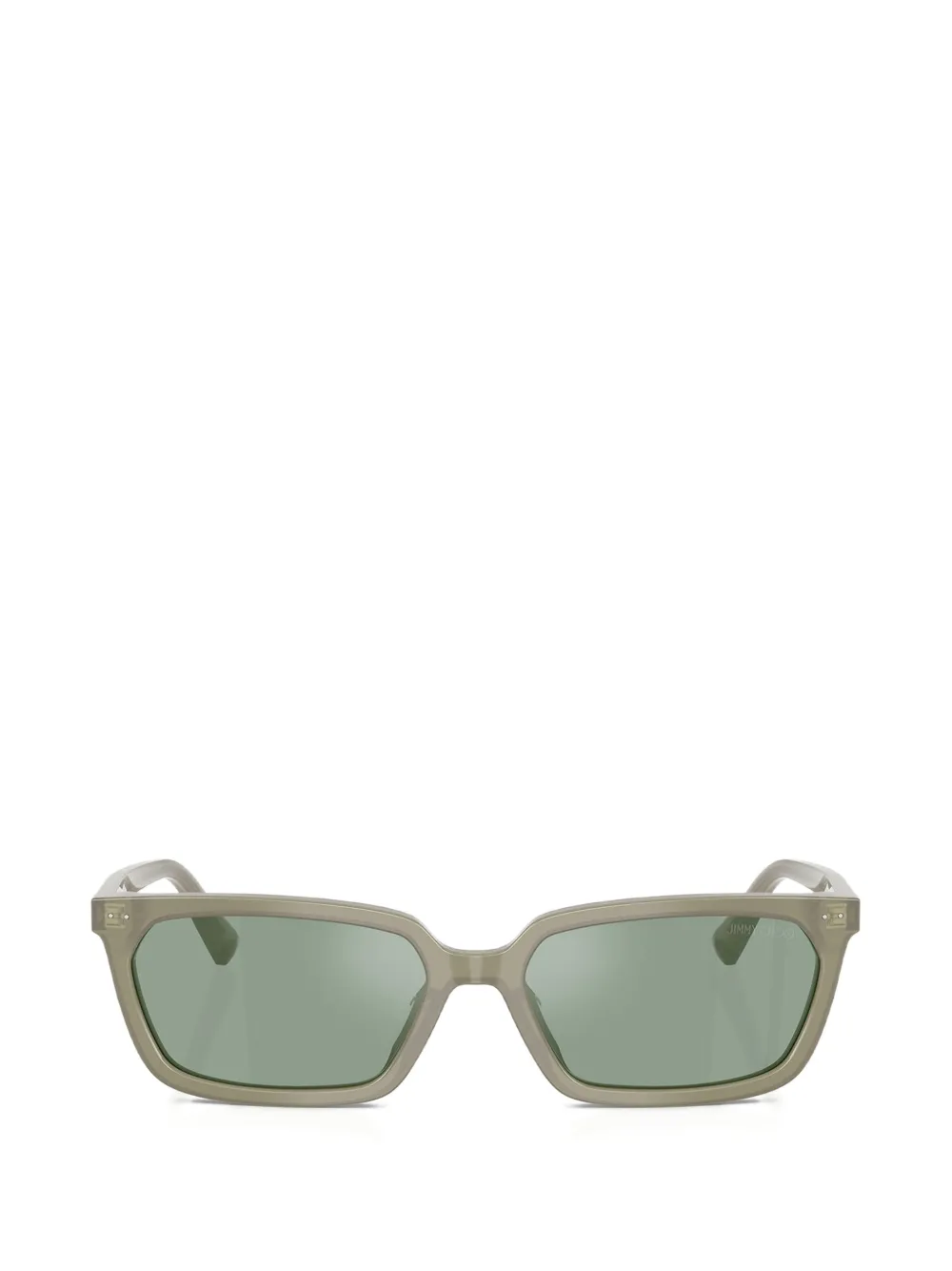 Jimmy Choo rectangle sunglasses - Verde