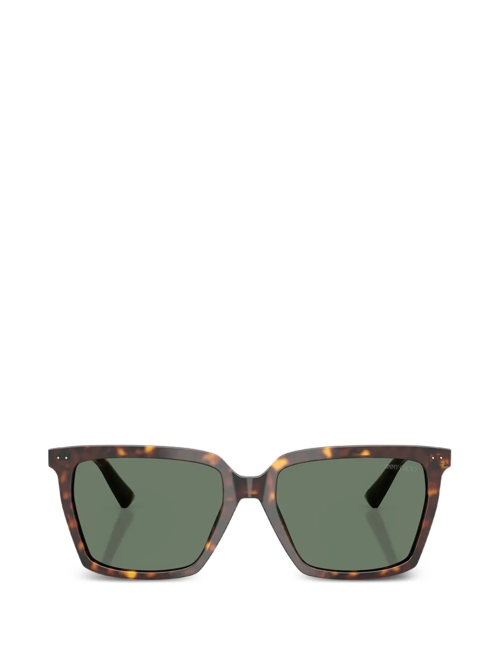 Jimmy Choo Occhiali da sole squadrati - Marrone