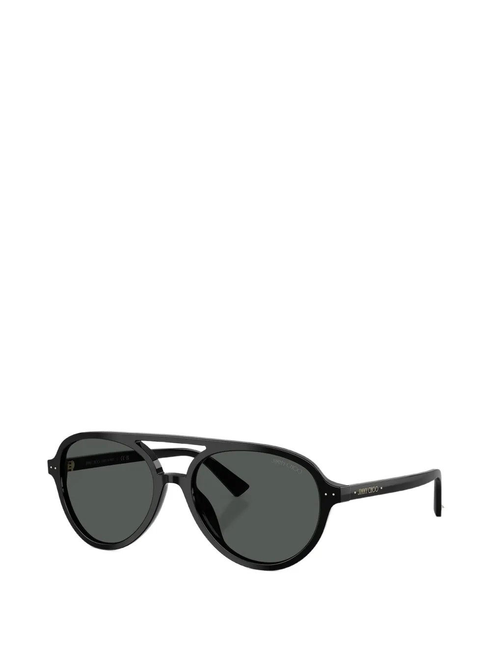 Jimmy Choo Eyewear Zonnebril met piloten montuur Zwart