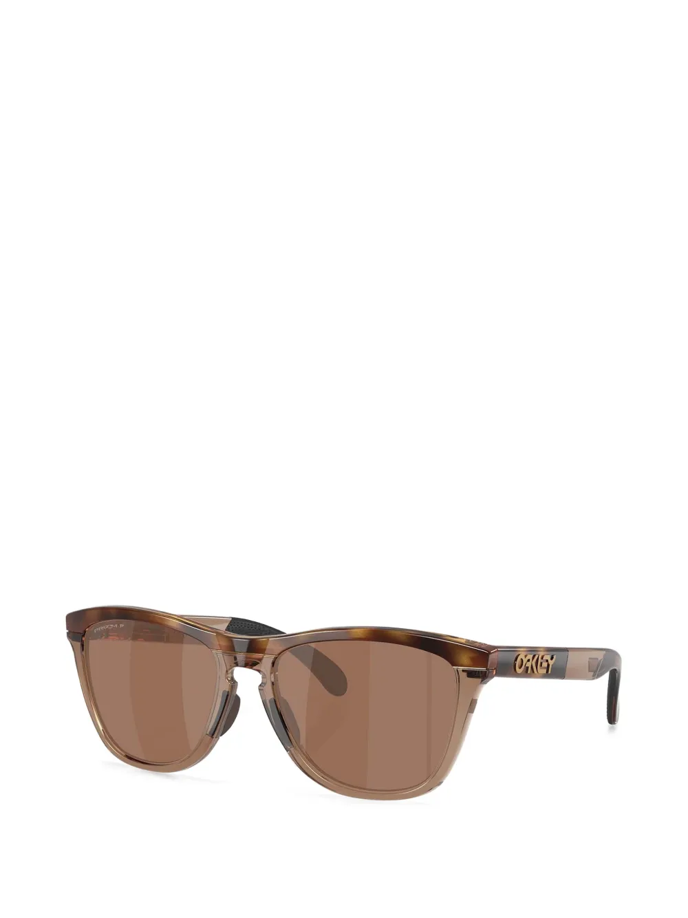 Oakley Frogskins zonnebril met vierkant montuur Bruin