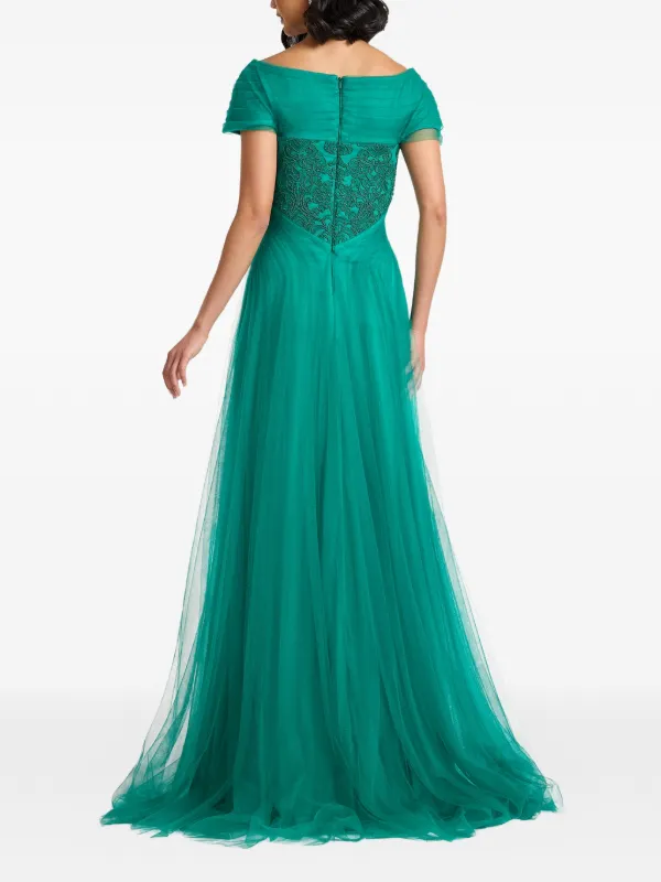 tadashi shoji green lace dress Burgess Embroidered Lace Dress  Tadashi Shoji Official Online Boutique