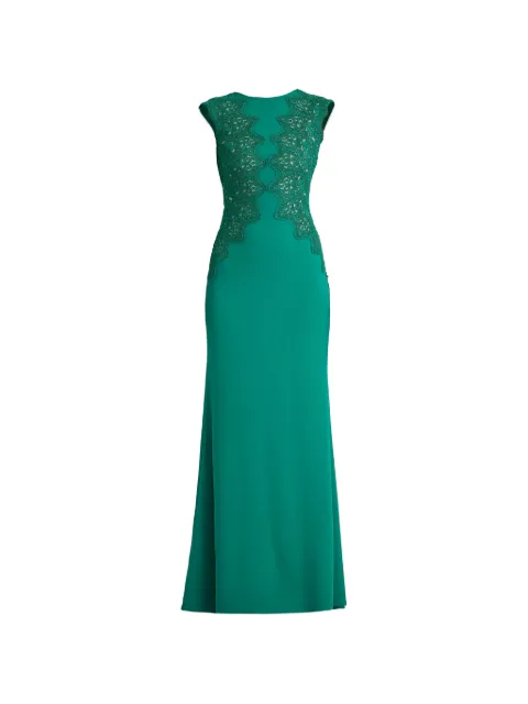 Tadashi Shoji lace-details maxi dress