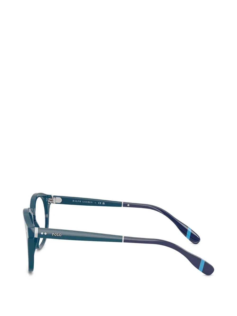 POLO RALPH LAUREN EYEWEAR Bril met rond montuur Blauw