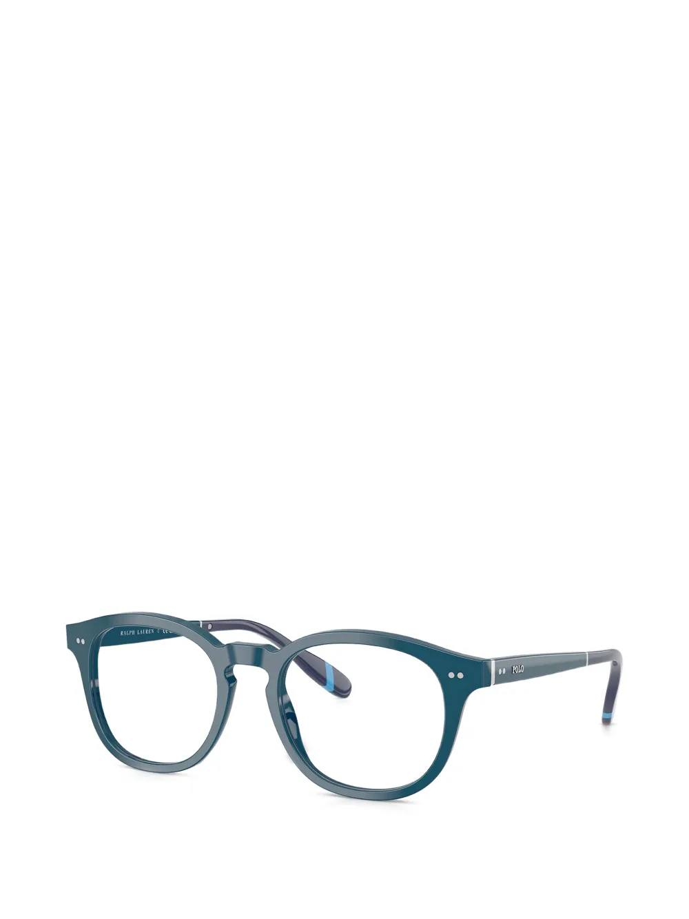 POLO RALPH LAUREN EYEWEAR Bril met rond montuur Blauw