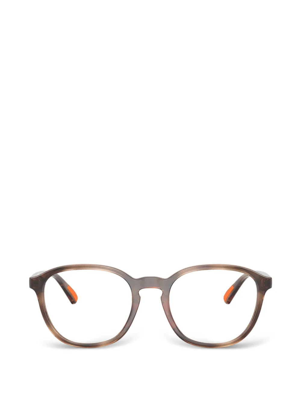 Polo Ralph Lauren round-frame glasses - Marrone