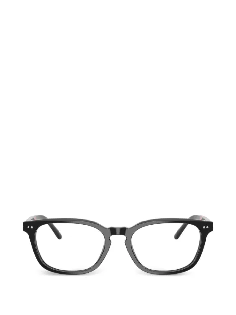 POLO RALPH LAUREN EYEWEAR shiny rectangle glasses