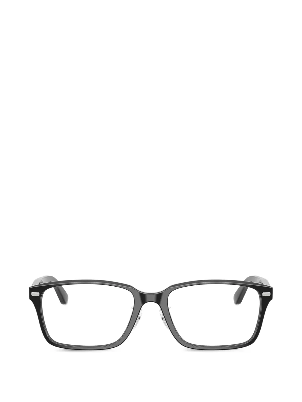 POLO RALPH LAUREN EYEWEAR shiny rectangle frames glasses · 55