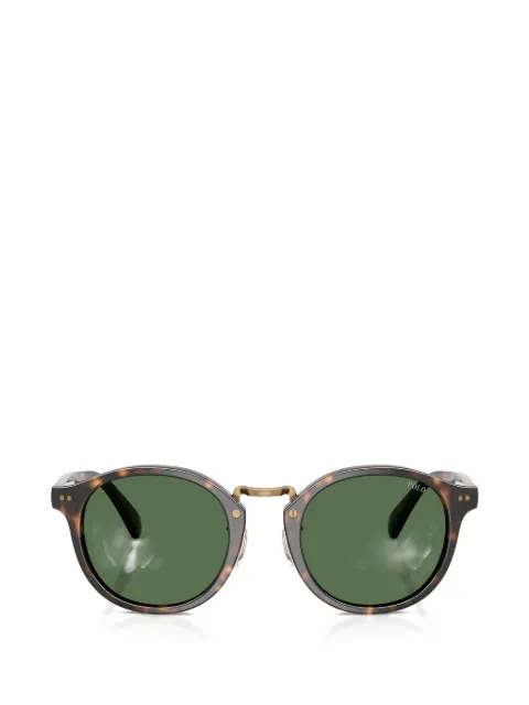 Polo Ralph Lauren Heritage dark havana round sunglasses