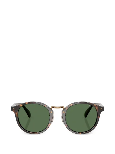 Polo Ralph Lauren Heritage dark havana round sunglasses