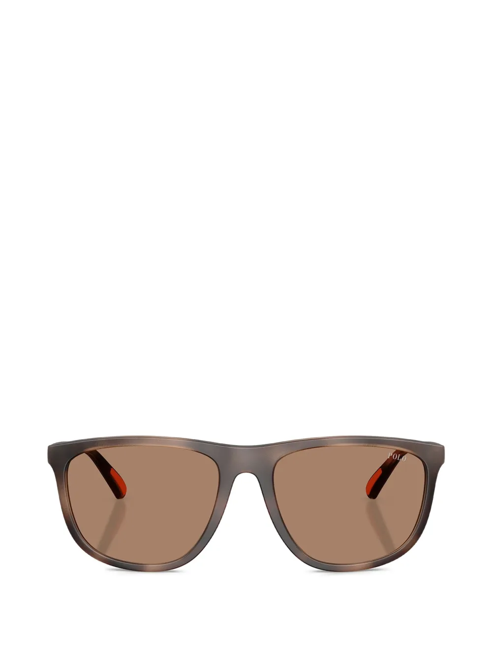 POLO RALPH LAUREN EYEWEAR Occhiali da sole rettangolari - Marrone