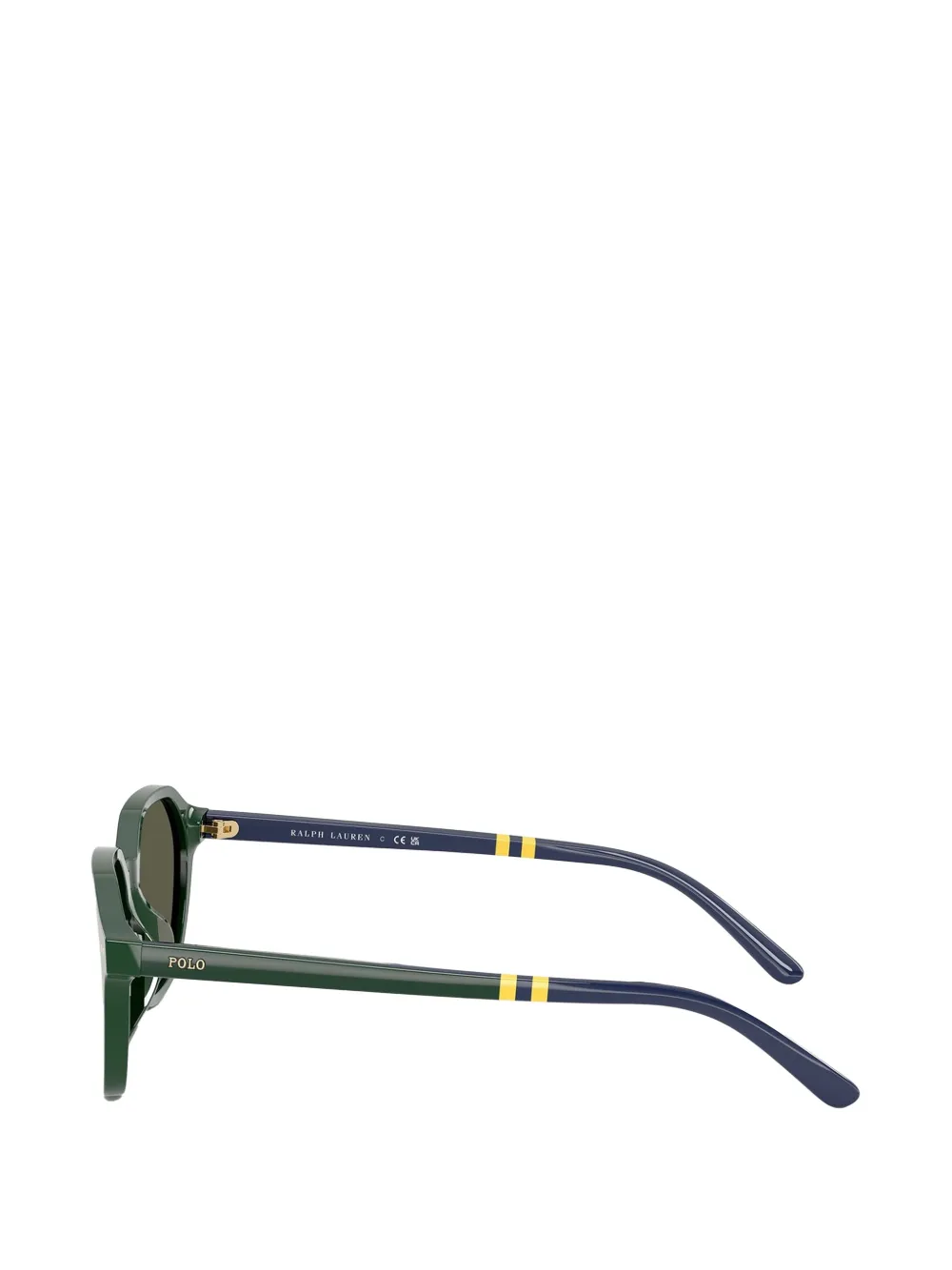 POLO RALPH LAUREN EYEWEAR Zonnebril met geometrisch montuur Groen