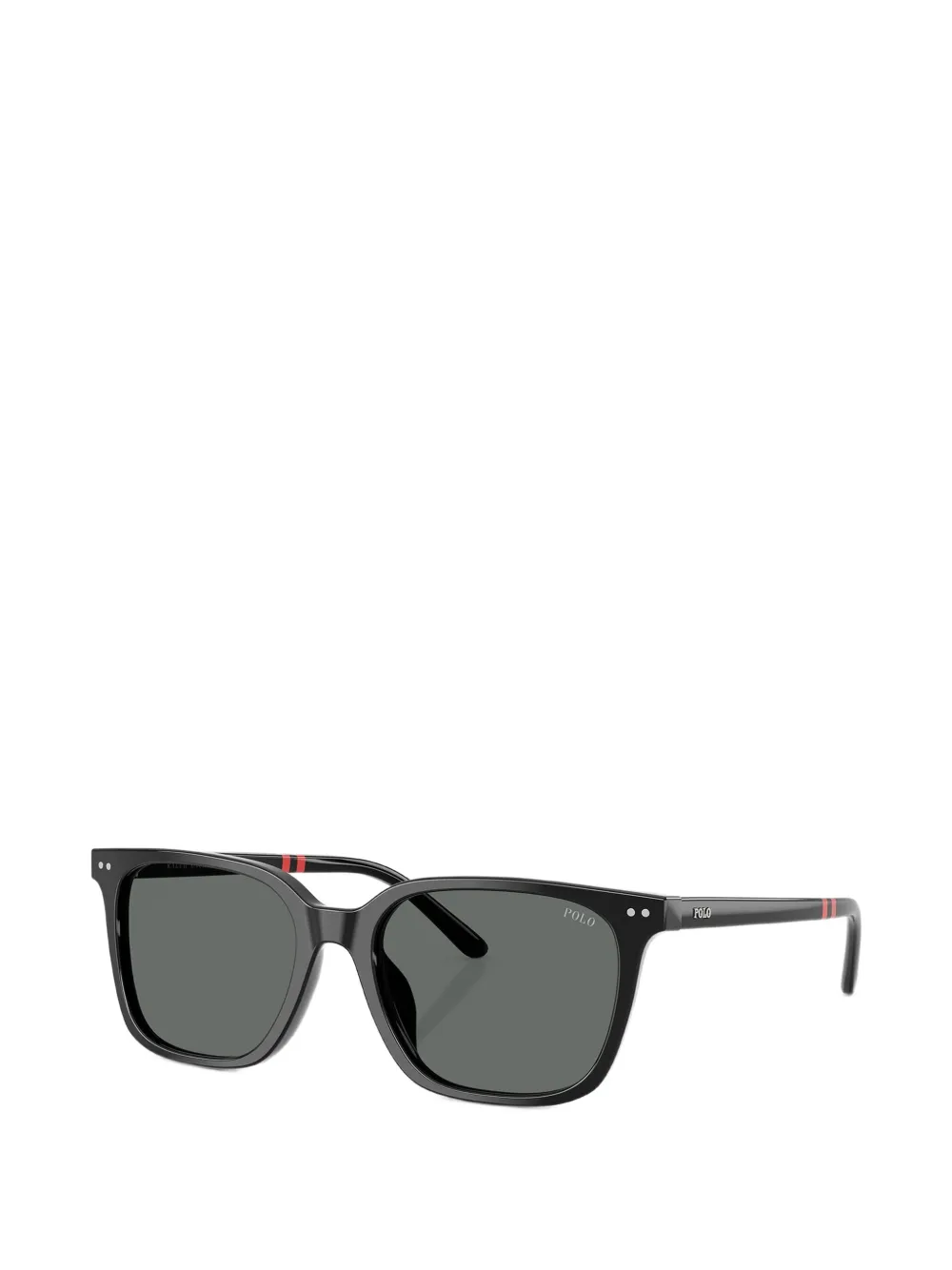 POLO RALPH LAUREN EYEWEAR Zonnebril met vierkant montuur Zwart
