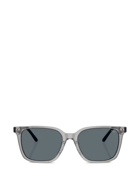 Polo Ralph Lauren transparent square sunglasses