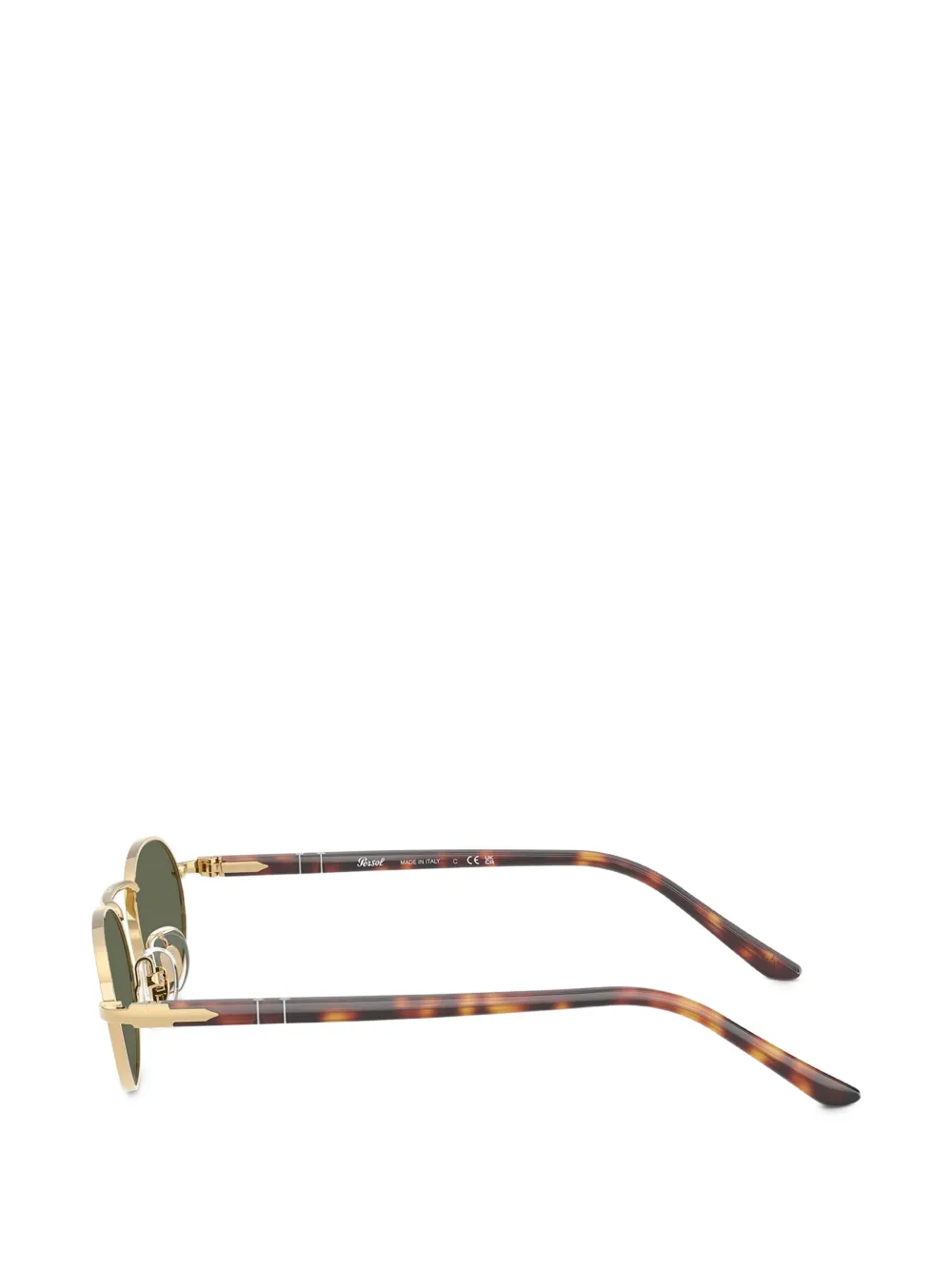 Persol Zonnebril met ovalen montuur Goud