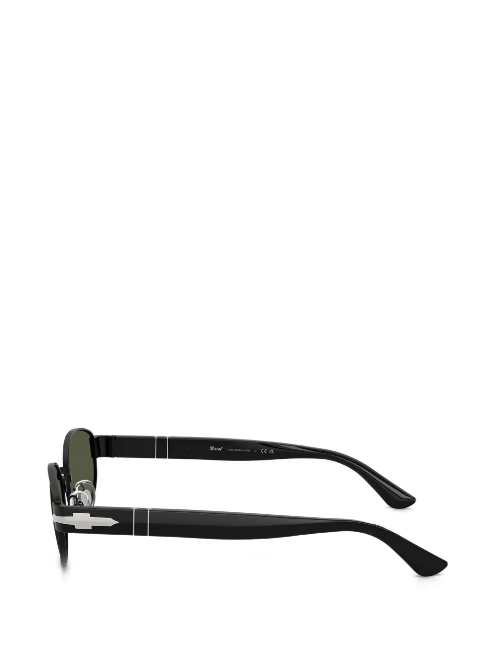 Persol Zonnebril met ovalen montuur Zwart