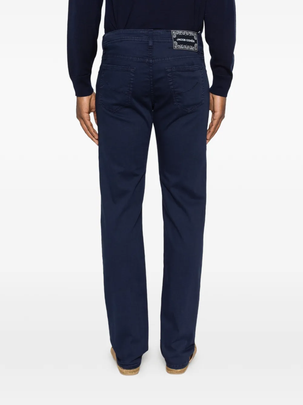 Jacob Cohën Brad straight broek met vijf zakken Blauw