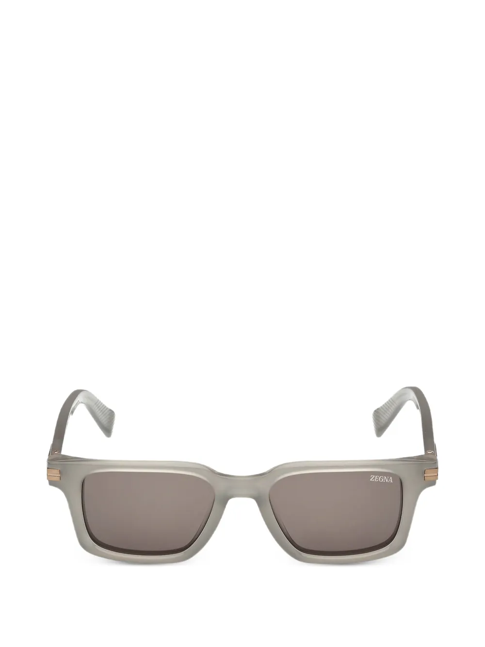 Zegna rectangle-frame sunglasses - Grigio