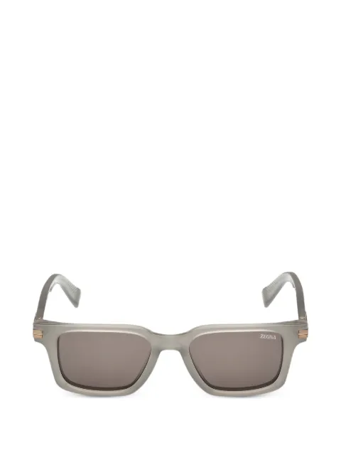 Zegna rectangle-frame sunglasses