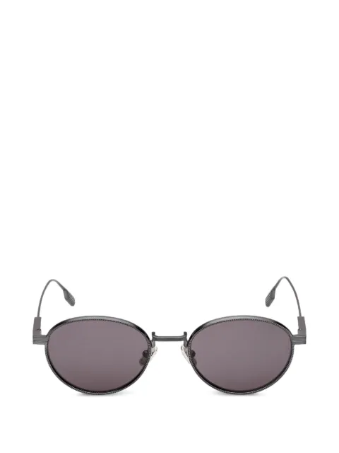 Zegna oval-frame sunglasses
