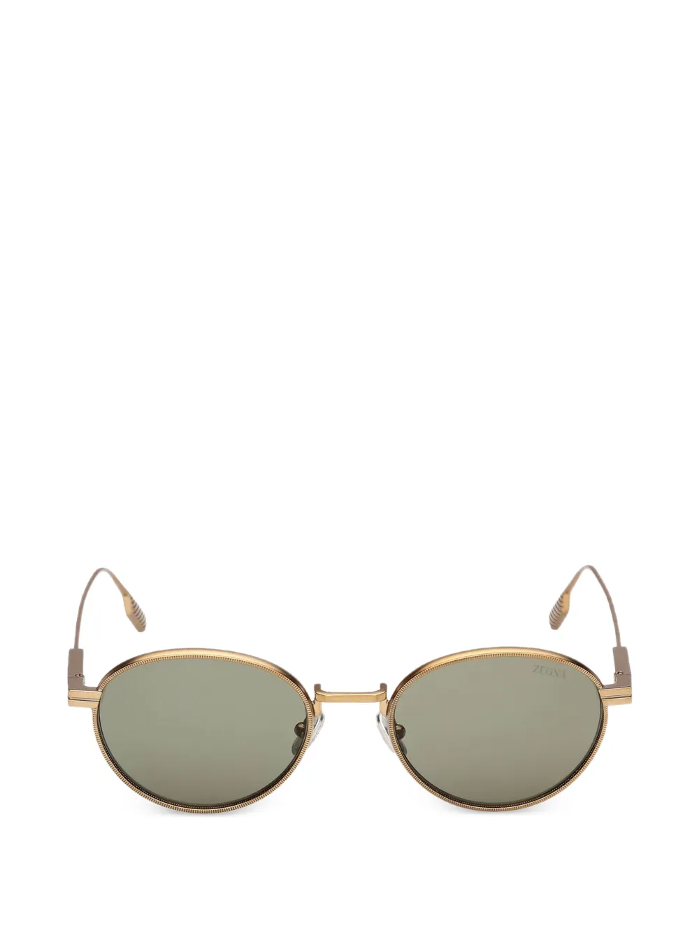 Zegna round-frame sunglasses - Oro