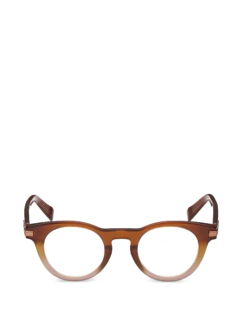 Zegna round-frame glasses