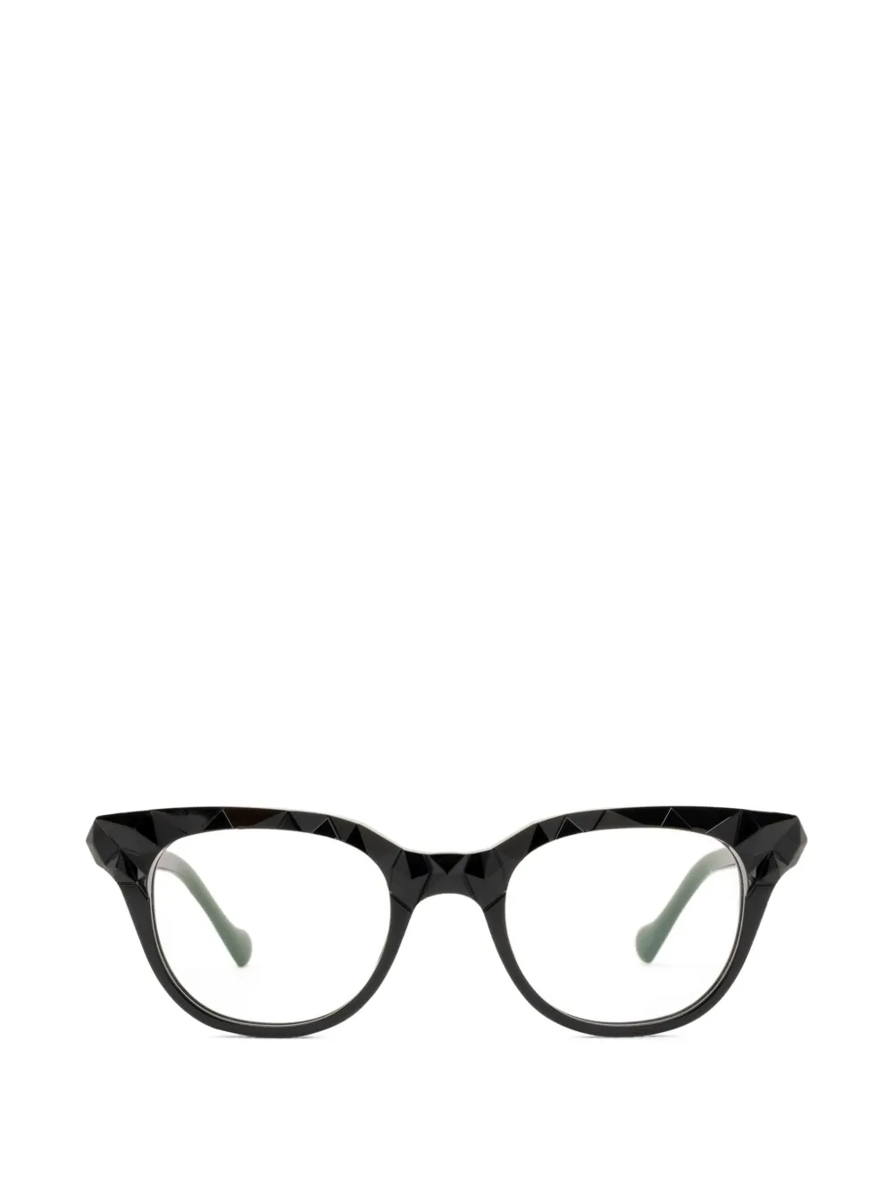 Yohji Yamamoto cat-eye frame glasses - Nero