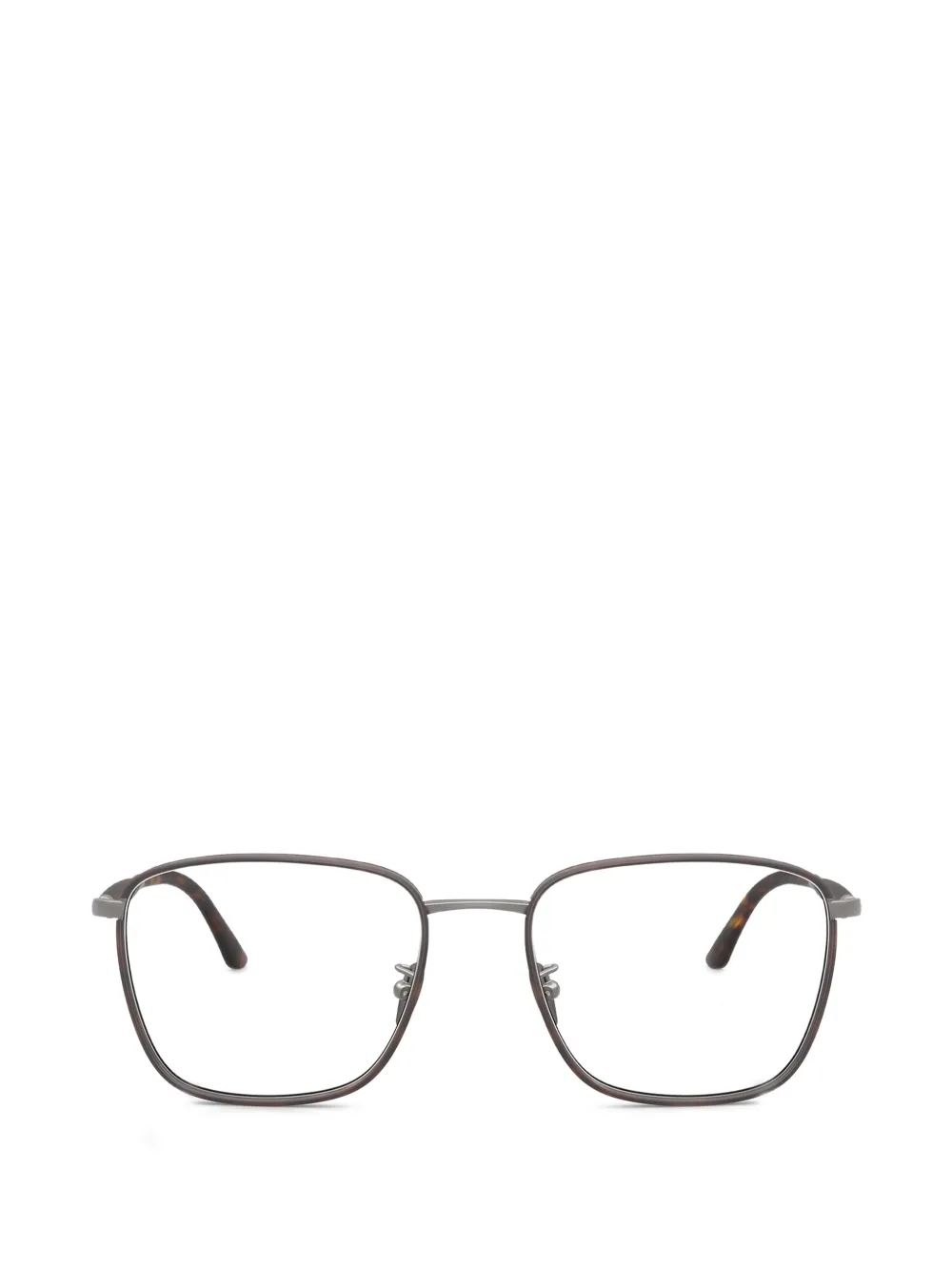 Giorgio Armani 方形镜框眼镜 | 灰色 | Image 1