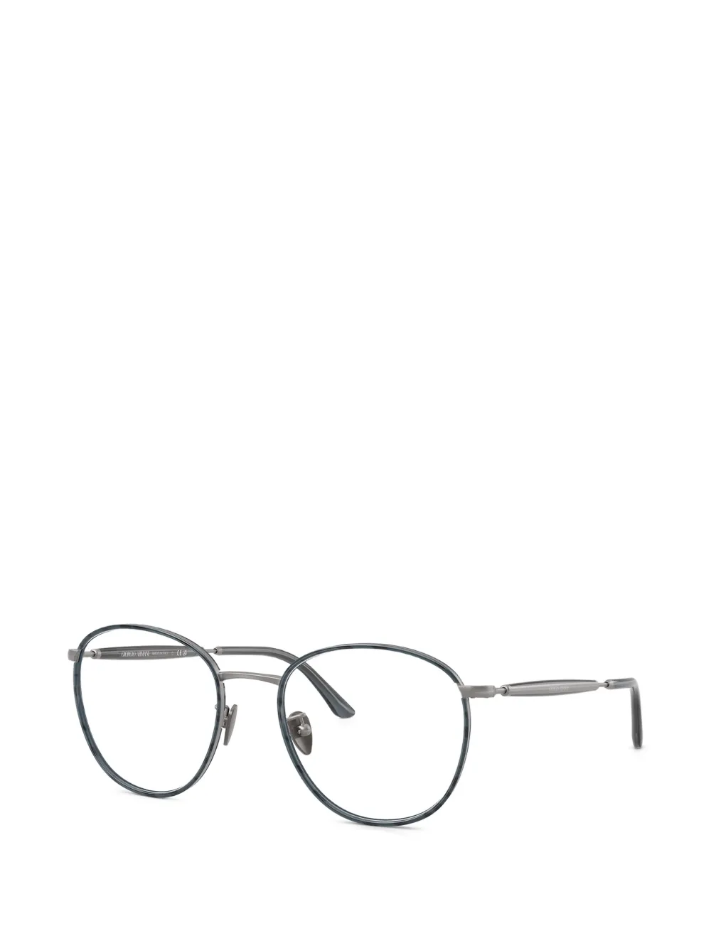 Giorgio Armani Bril met rond montuur Grijs