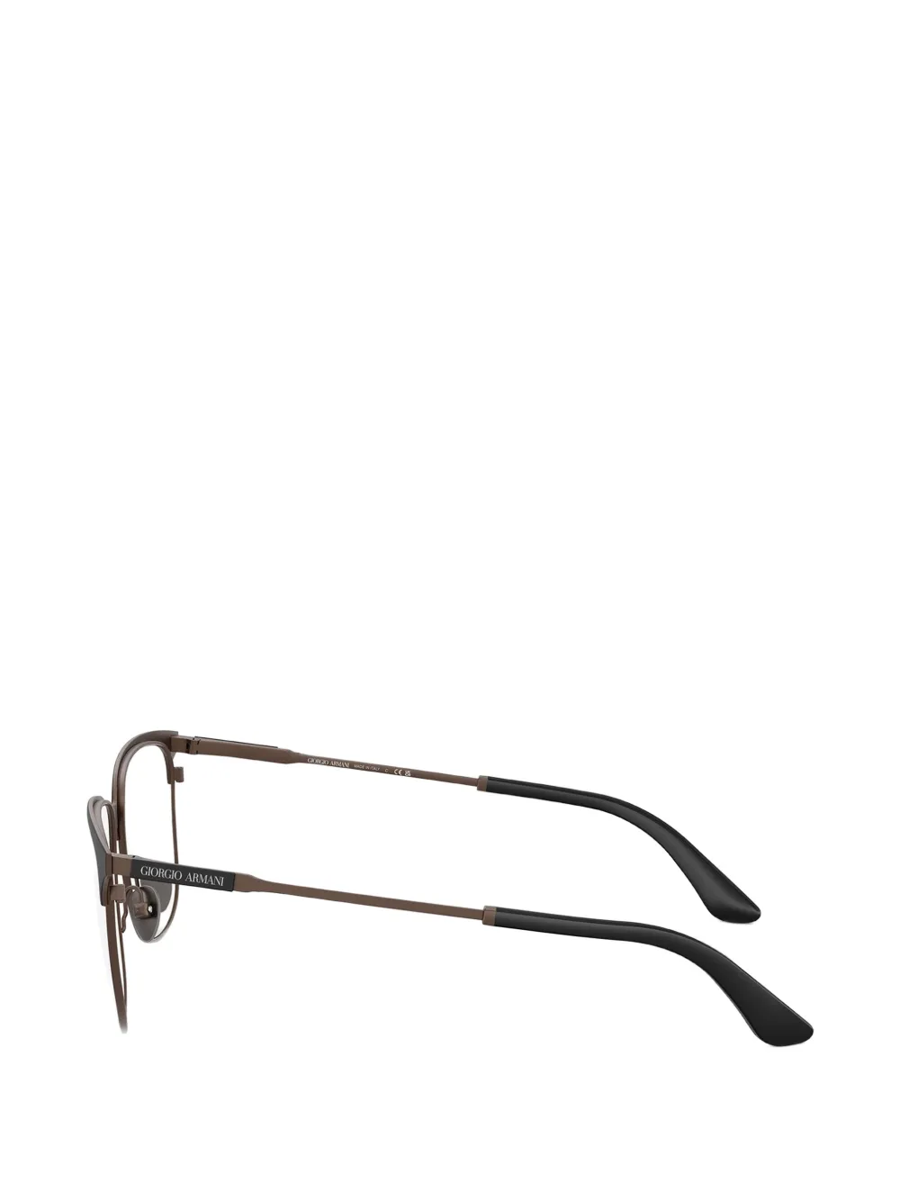Giorgio Armani Bril met vierkant montuur Zwart