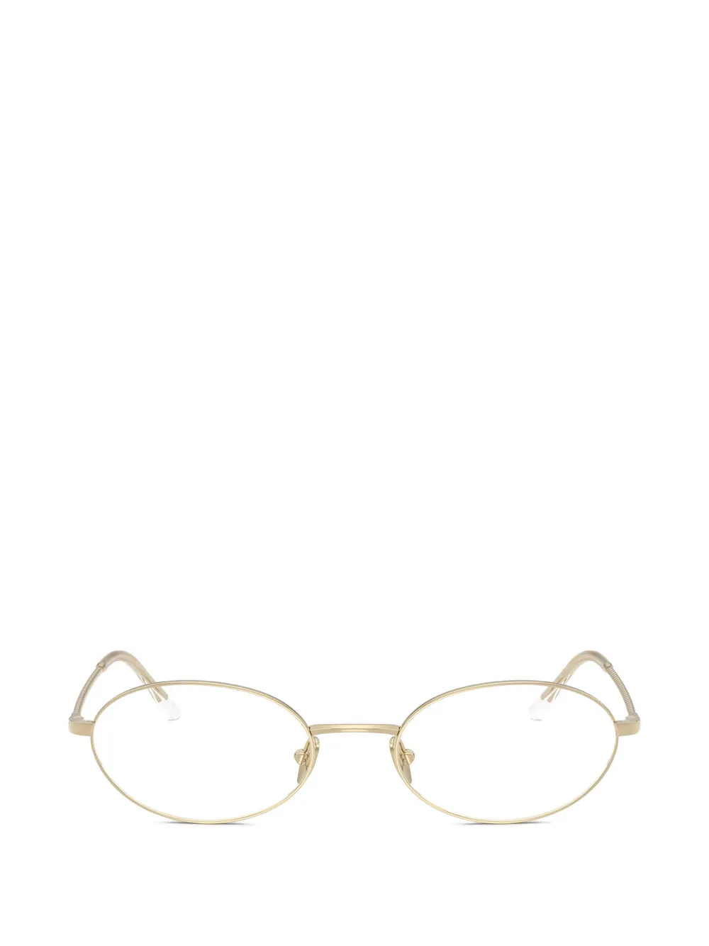Giorgio Armani oval-frame glasses - Gold