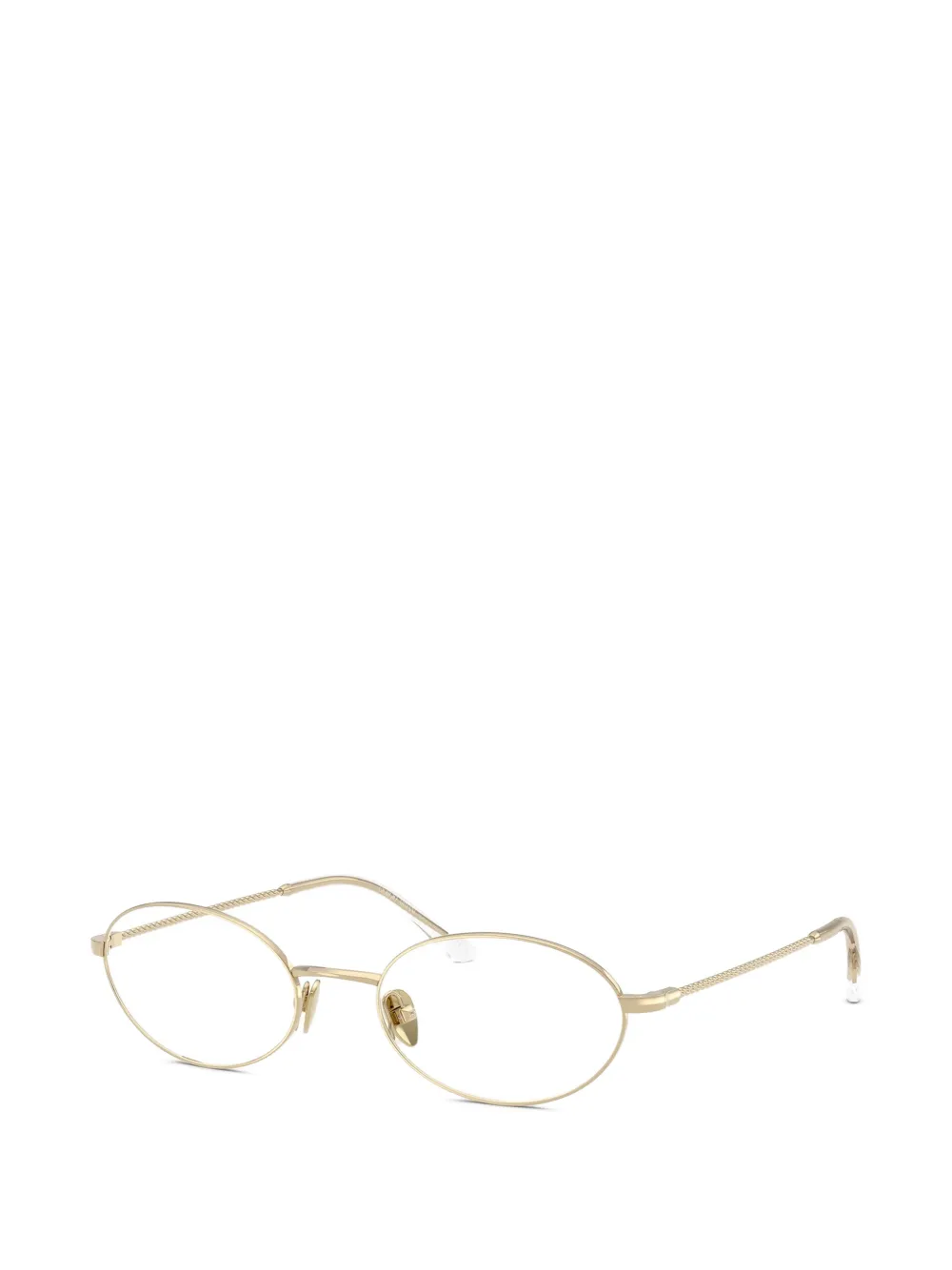 Giorgio Armani Bril met ovaal montuur Goud