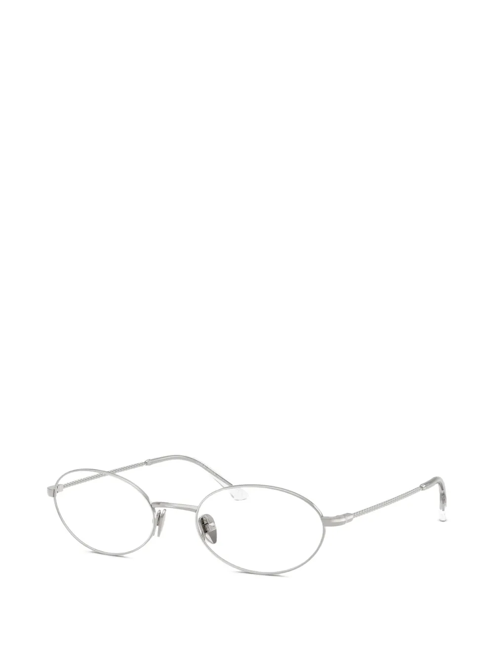 Giorgio Armani Bril met ovaal montuur Zilver