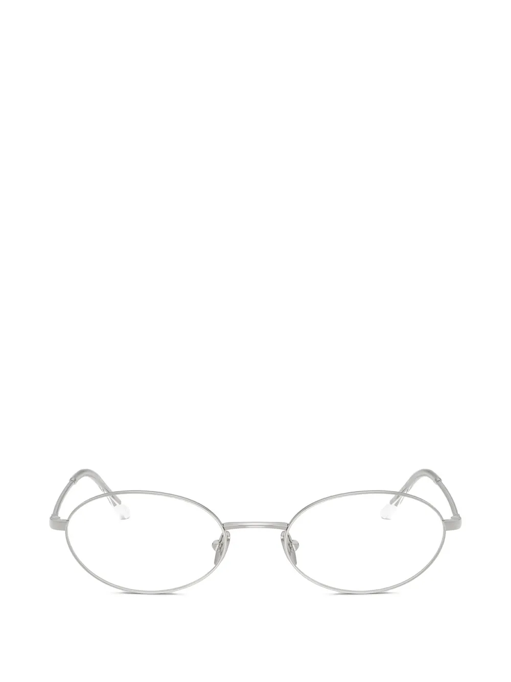 Giorgio Armani lunettes de vue à monture ovale - Argent Giorgio Armani lunettes de vue à monture ovale - Argent