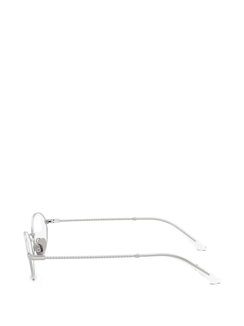 Giorgio Armani Bril met ovaal montuur Zilver