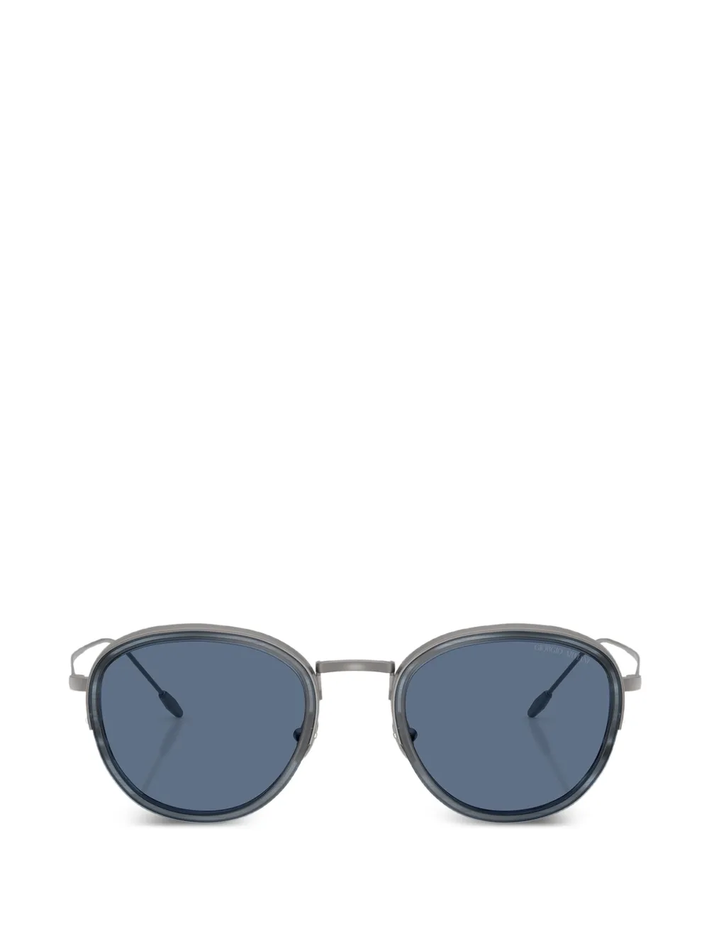 Giorgio Armani round-frame sunglasses - Grau