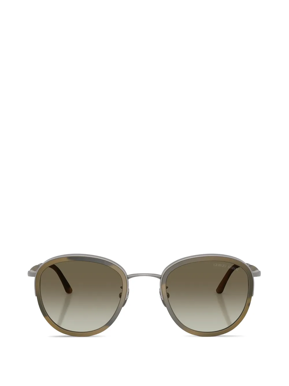 Giorgio Armani round-frame sunglasses - Grigio