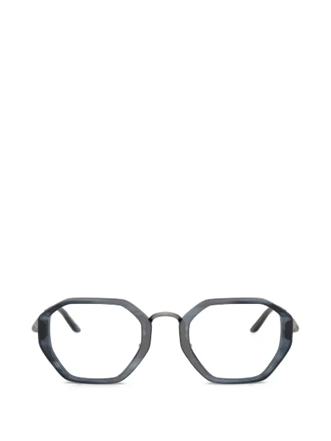 Giorgio Armani lentes con motivo geométrico