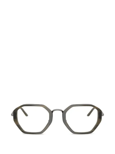 Giorgio Armani lentes con motivo geométrico