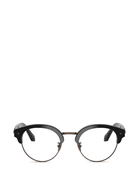 Giorgio Armani browline frame glasses
