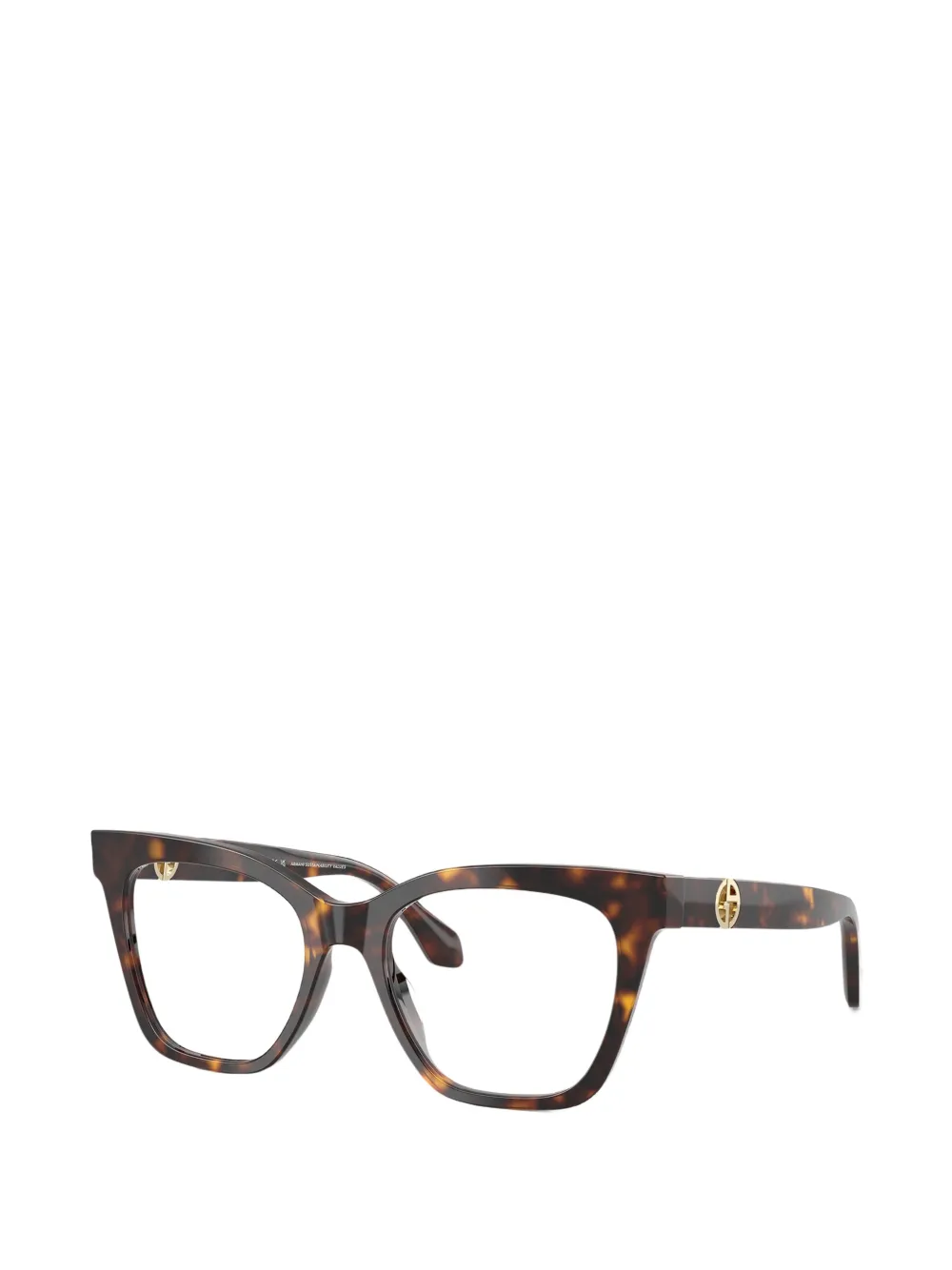 Giorgio Armani Bril met vierkant montuur Bruin