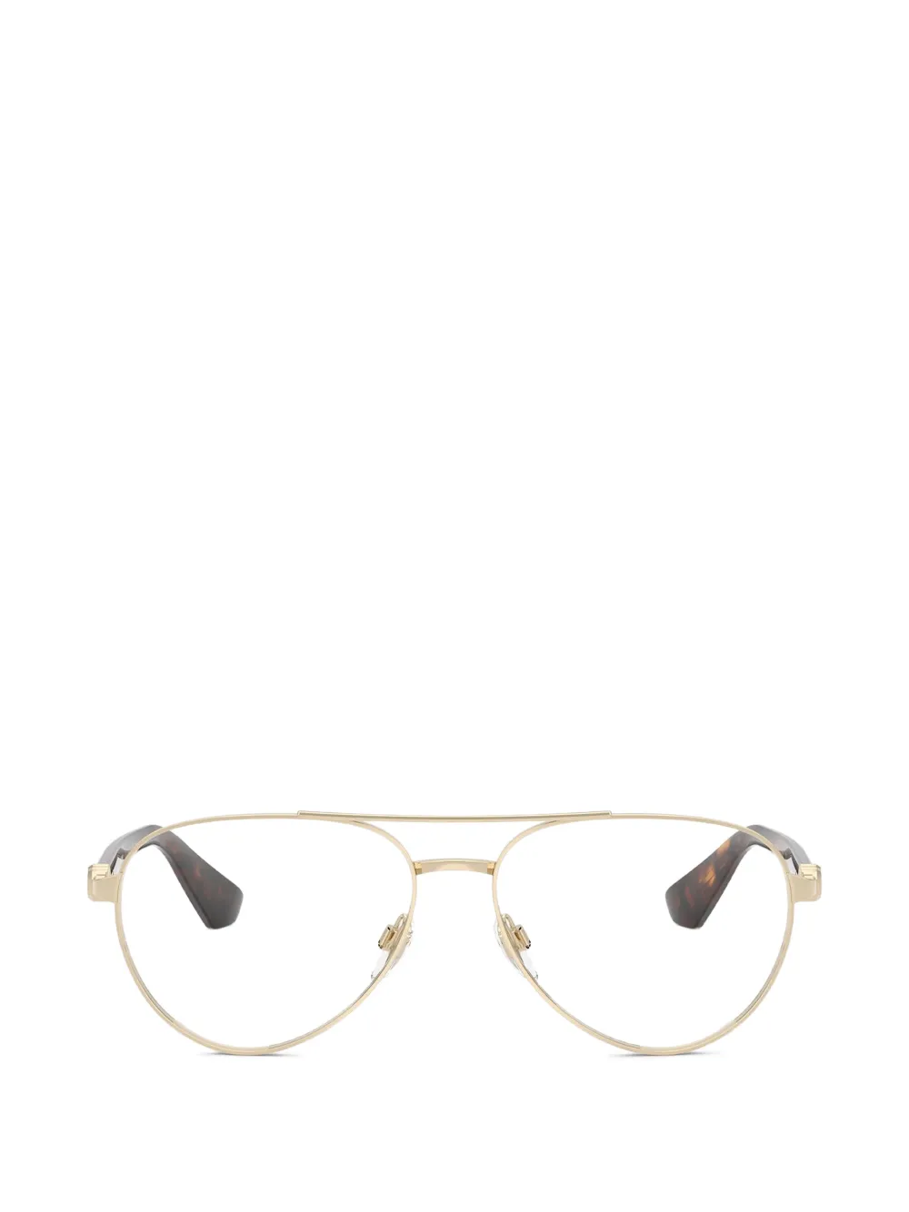 Burberry Eyewear browline pilot-frame glasses · 57